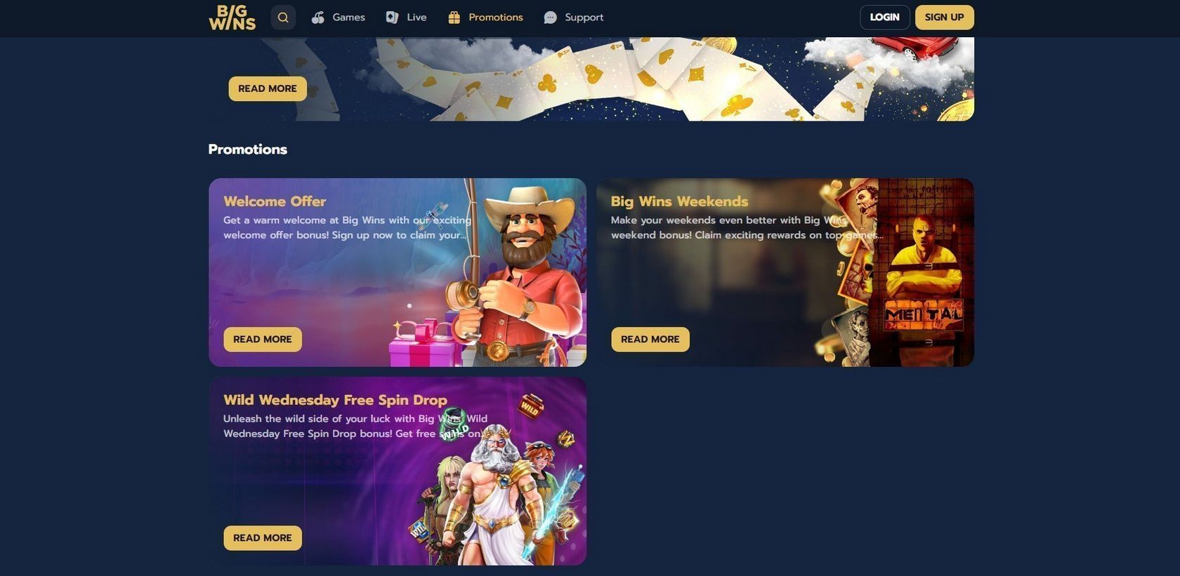 Bigwins.bet Casino Site Reward Codes